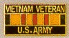 US ARMY VN Veteran Ribbon Pin